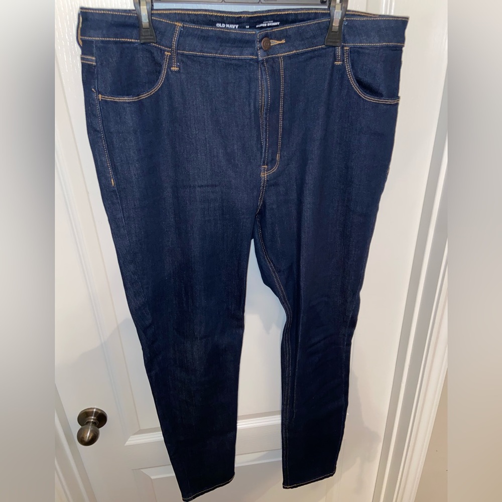 High rise super skinny jeans
